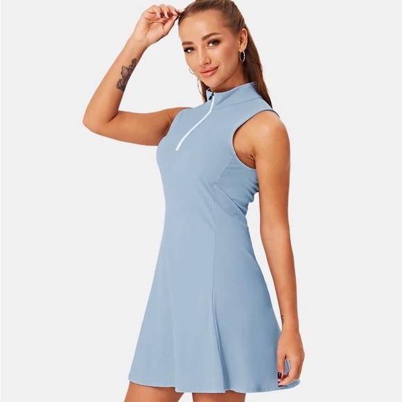 HALARA Half Zip 2-Piece Set Cool Touch Golf Dress - Picture 4 of 5